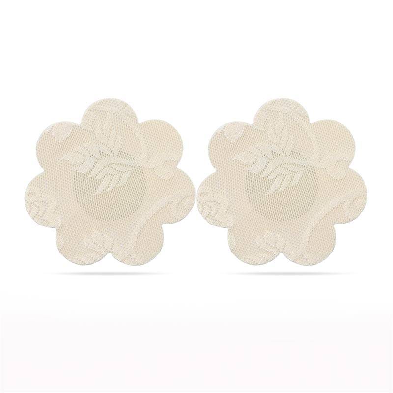 Pack Nipple Covers Flower and Heart Beige - secretsextoys.store