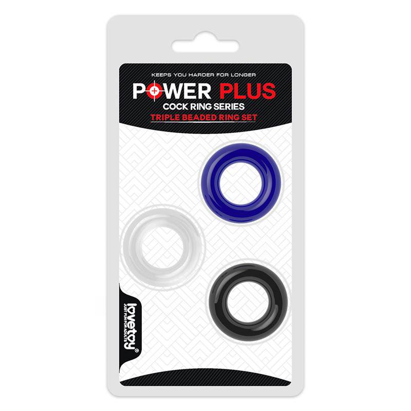 Pack of 3 Penis Ring Power Plus - secretsextoys.store
