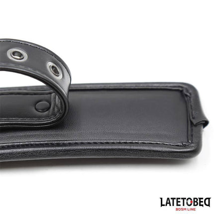 Close-up of black Padded Handcuffs Adjustable featuring padded design and adjustable length for comfortable use.