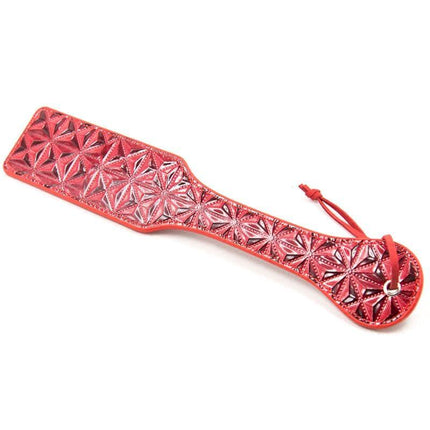 Paddle Diamond Vegan Leather - Premium BDSM paddle with diamond-pattern blade and hanger, crafted for sensation and style.