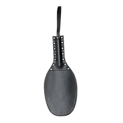 Paddle Leather 35 cm BDSM spanking tool in genuine leather with a 35 cm length, offering control and versatility for consensual play.