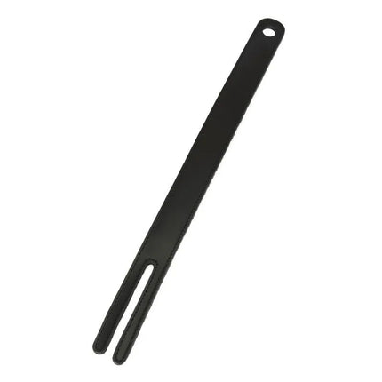 Paddle Leather 40 cm, black leather paddle for sensory play and roleplay, 40 cm long with satisfying impact.