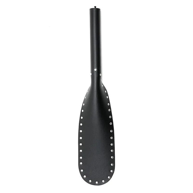 Paddle Leather 53 cm, a black premium leather BDSM paddle with confident reach and precision control.