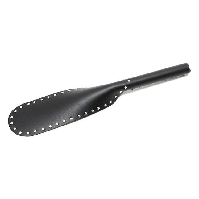 Paddle Leather 53 cm - premium black leather BDSM paddle for precise control in sensual play, 53 cm long with genuine leather finish.