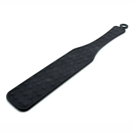 Paddle Silicone 37 cm in sleek black, perfect for BDSM play and enhancing sexual fantasies.