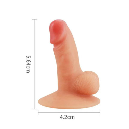 Party Accesorie Universal Pecker Stand Holder Penis on white background, showing dimensions for tablet or phone support.