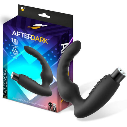 Patzenska Anal Prostate P-Spot Vibrator by Afterdark with elegant design and powerful stimulation features, premium silicone material.