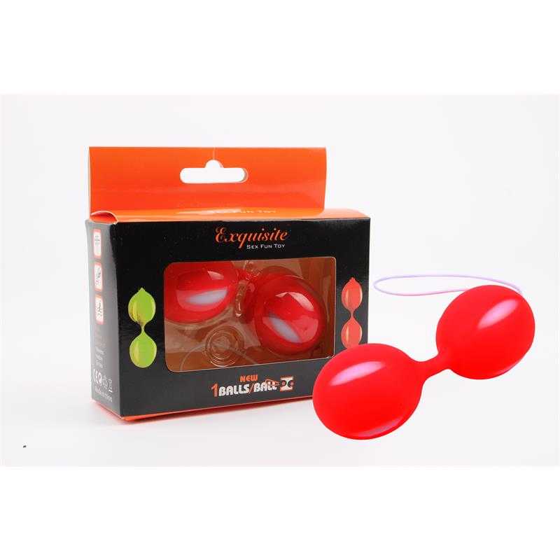 Pelvic Floor Exercise Balls 10.3 cm Red - secretsextoys.store