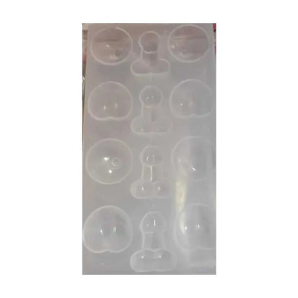 Penis and Breast Shaped Ice Bucket mold tray, perfect for adult-themed parties and celebrations.