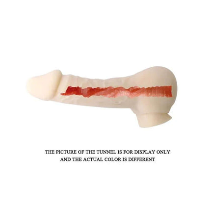 Penis Enlargement Bigger Man sleeve with lifelike design and textured interior for improved intimate experience and solo use.