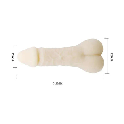 Penis Enlargement Bigger Man sleeve with lifelike texture and realistic design for enhanced intimacy and solo pleasure.