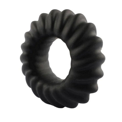 Penis Ring Sawtooth Liquid Silicone 25 mm with textured design for enhanced sensation and comfort.