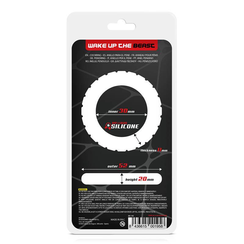 Penis Ring Turbine Liquid Silicone 30 mm - secretsextoys.store