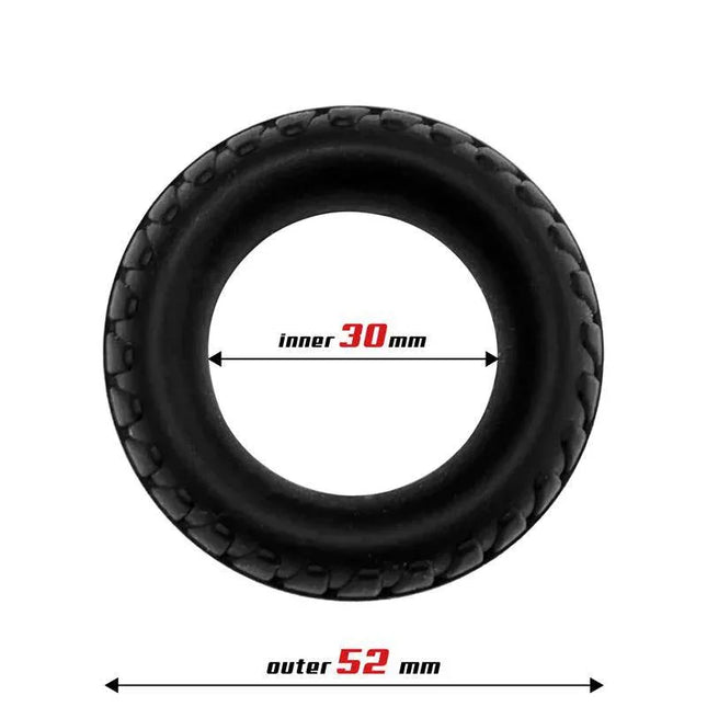 Penis Ring Turbine Liquid Silicone 30 mm showing 30 mm internal and 52 mm outer diameter.