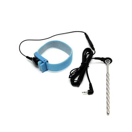Penis Ring/Strap and Urethral Dilator Electro Stimulation set for dual pleasure and exploration.