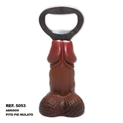 Penis Shaped bottle opener Mulato with humorous design and practical use.
