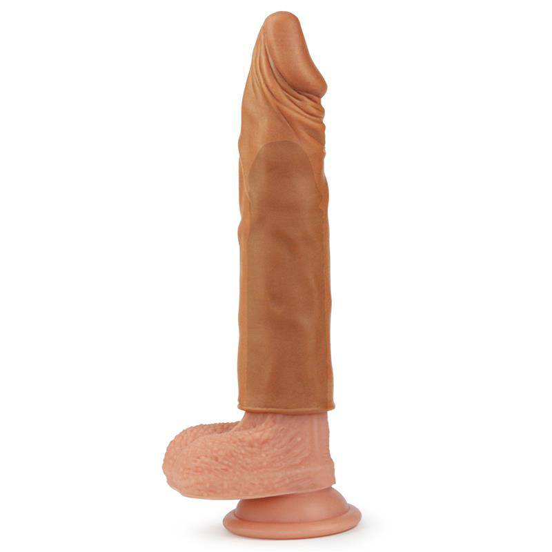 Penis Sleeve Add 2 Pleasure X Tender Brown - secretsextoys.store