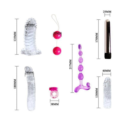 Penis Sleeve and Dildo Kit with various sizes and designs for versatile pleasure