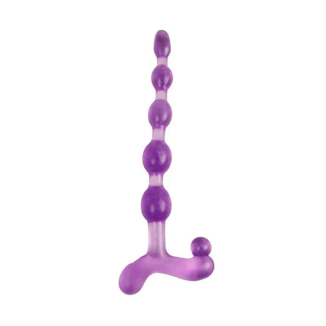 Purple anal beads from the Penis Sleeve and Dildo Kit for versatile pleasure