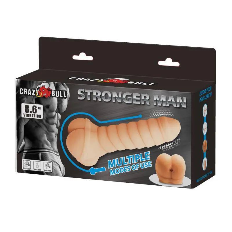 Penis Sleeve and Stimulator Stronger Man 8.6 - secretsextoys.store