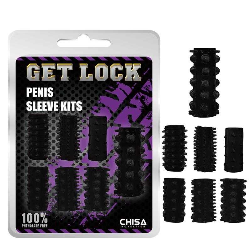 Penis Sleeve Kits in Black - secretsextoys.store