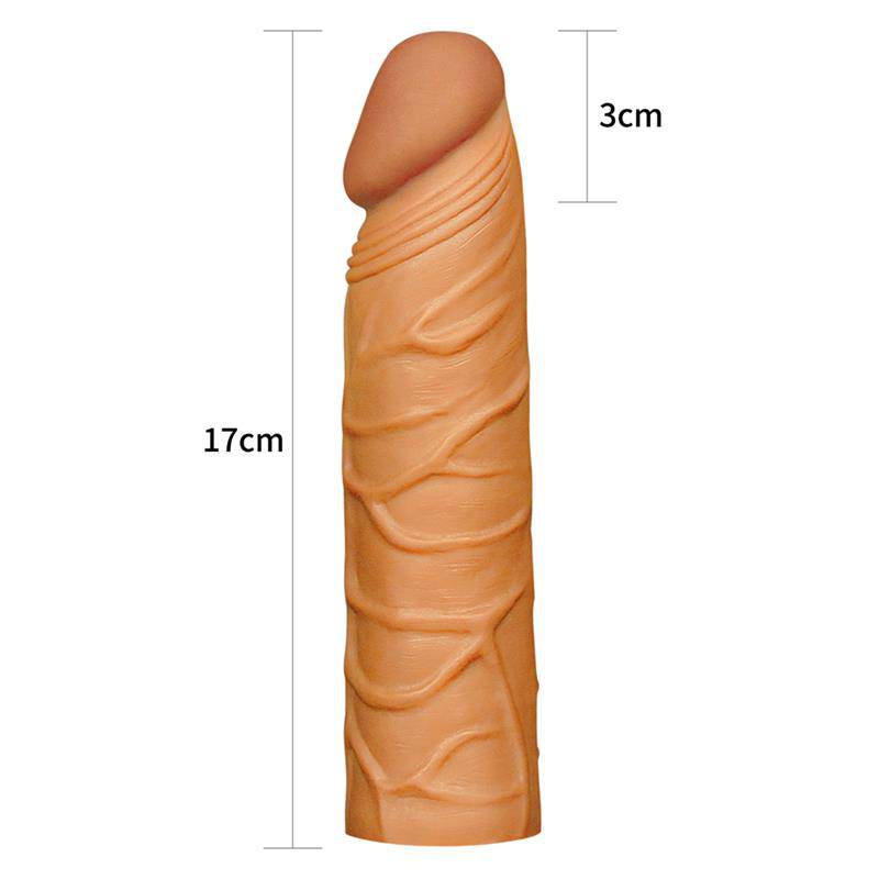 Penis Sleeve Pleasure X Tender Brown - secretsextoys.store