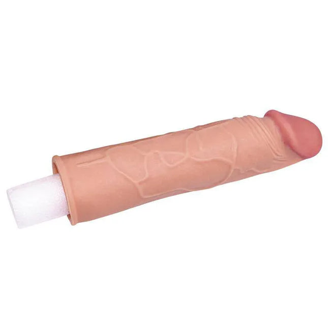 Penis Sleeve Pleasure X Tender Flesh ultra-realistic sleeve with lifelike glans and veined shaft for enhanced stimulation by LoveToy