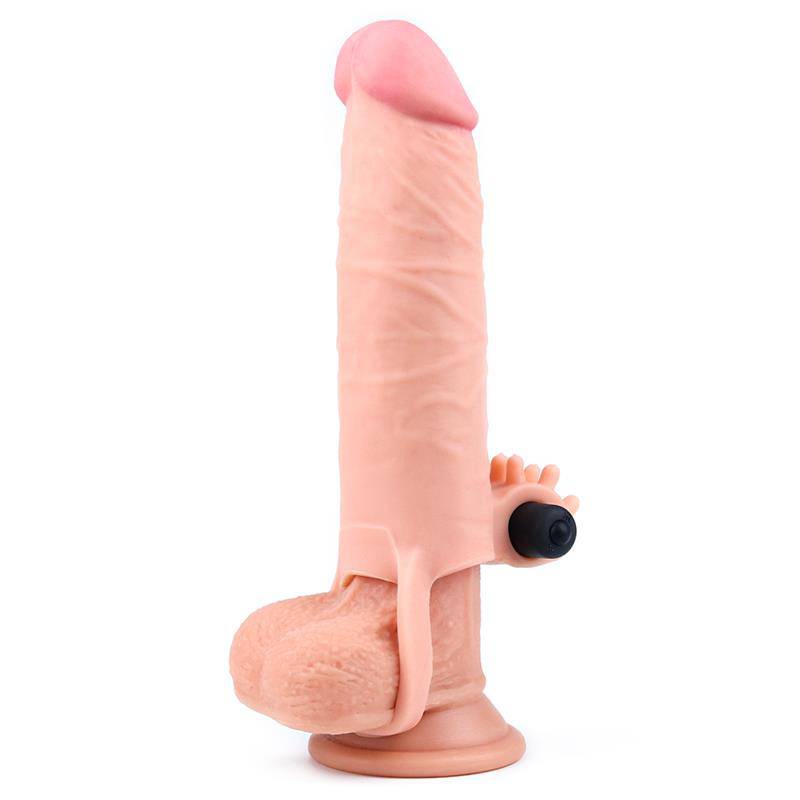 Penis Sleeve with Vibration Add 2 Pleasure X Tender Flesh - secretsextoys.store