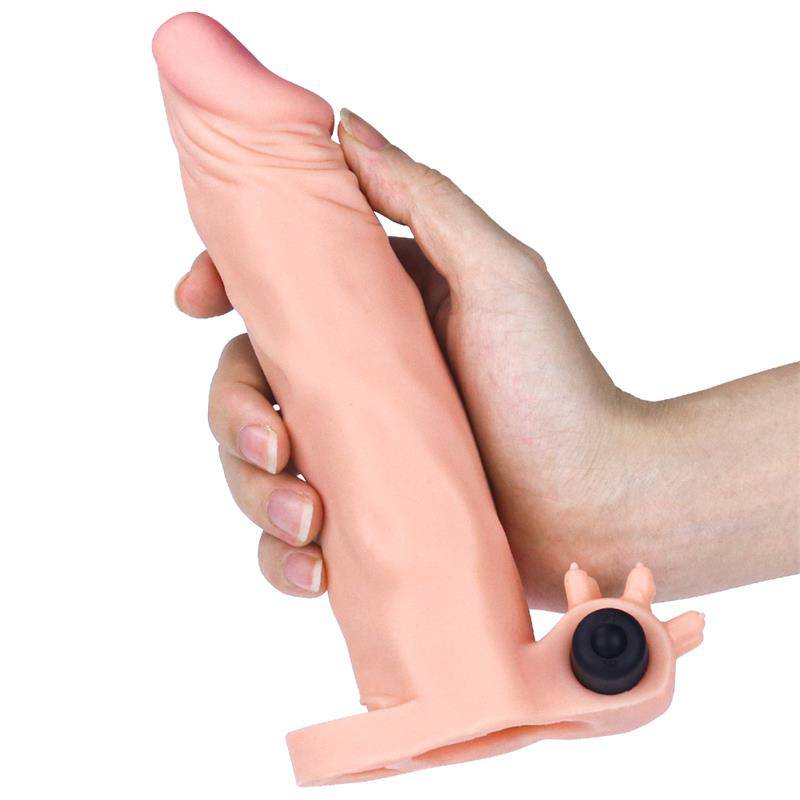 Penis Sleeve with Vibration Add 2 Pleasure X - Tender Flesh - secretsextoys.store