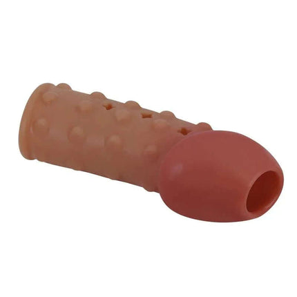 Flexible Penis Sleeve made from silky-smooth TPE material for enhanced performance and comfort.