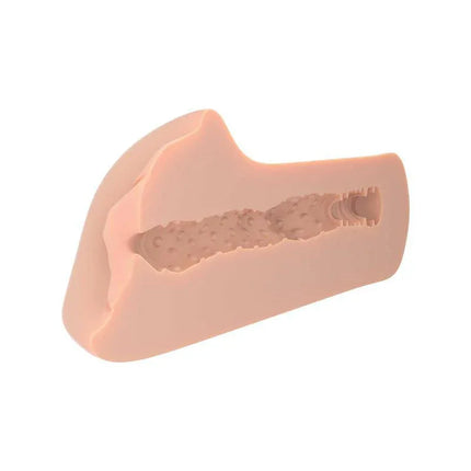 Perfect Pussy XTC Stroker showing textured, lifelike channel for realistic solo pleasure experience.