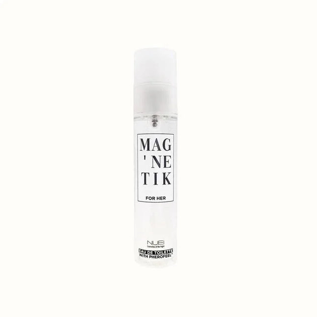 Perfum with Pheromones MAGNETIK for Her 50 ml bottle on white background