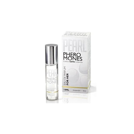 Perfume with Pheromones Femenine 14 ml bottle and packaging for attraction and appeal.