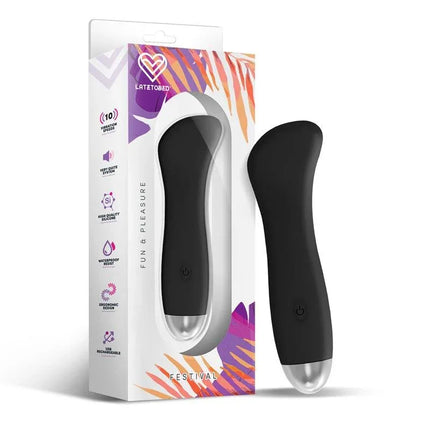 Phana Stimulator 10 Speeds Black in packaging, ergonomic design with 10 vibration speeds for modern pleasure experience.