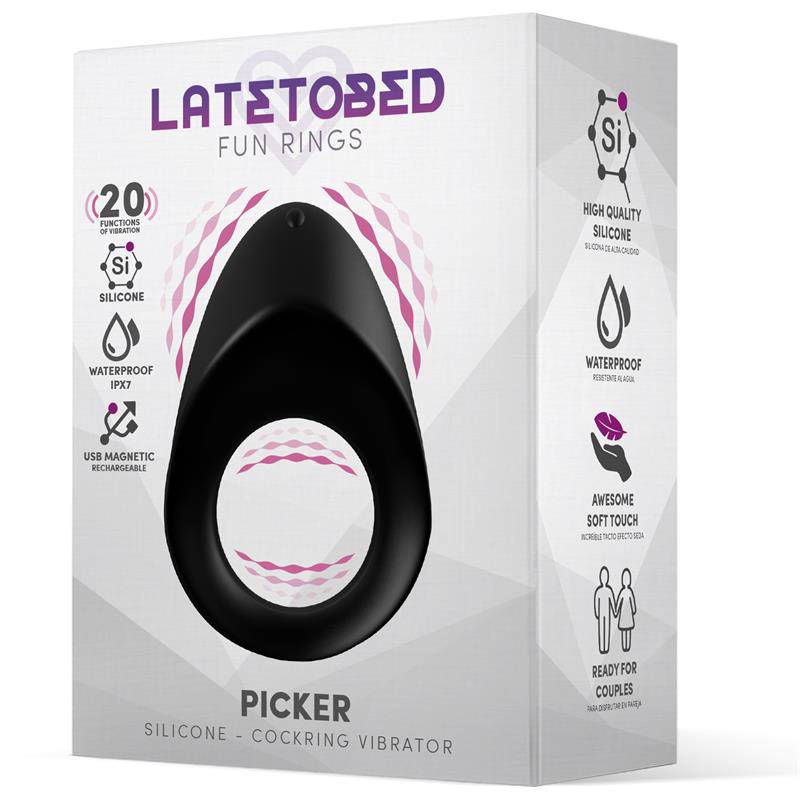 Picker Silicone Couple Cockring - secretsextoys.store
