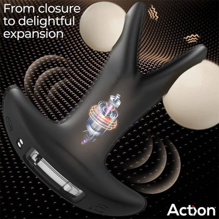 Pinsy Expandable Butt Plug with Remote Control showcasing innovative design for customizable pleasure, featuring 8 expansion modes.