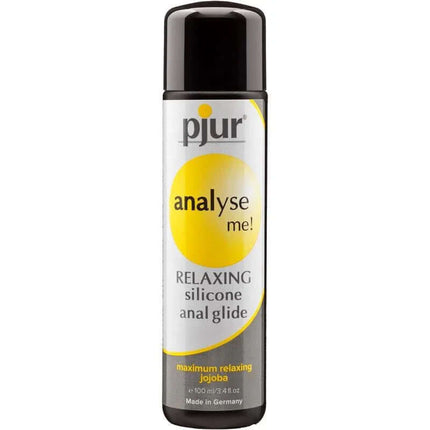Pjur Analyse Me! Anal Glide 100 ml silicone lubricant bottle with jojoba