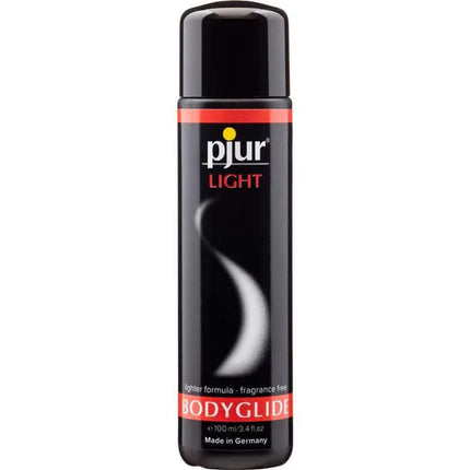 Pjur Light Lubricant 100 ml bottle with silicone-based formula for smooth lubrication