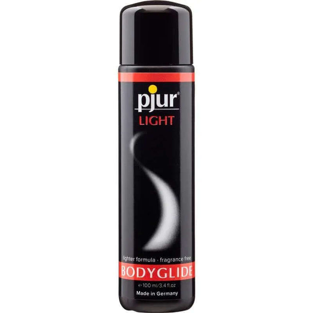 Pjur Light Lubricant 100 ml bottle with silicone-based formula for smooth lubrication