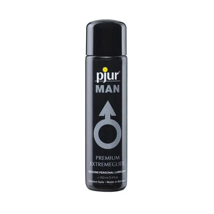 Pjur Man Lubricant Extreme Glide 100 ml silicone-based premium lube bottle front view