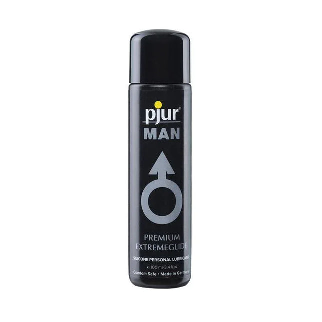 Pjur Man Lubricant Extreme Glide 100 ml silicone-based premium lube bottle front view