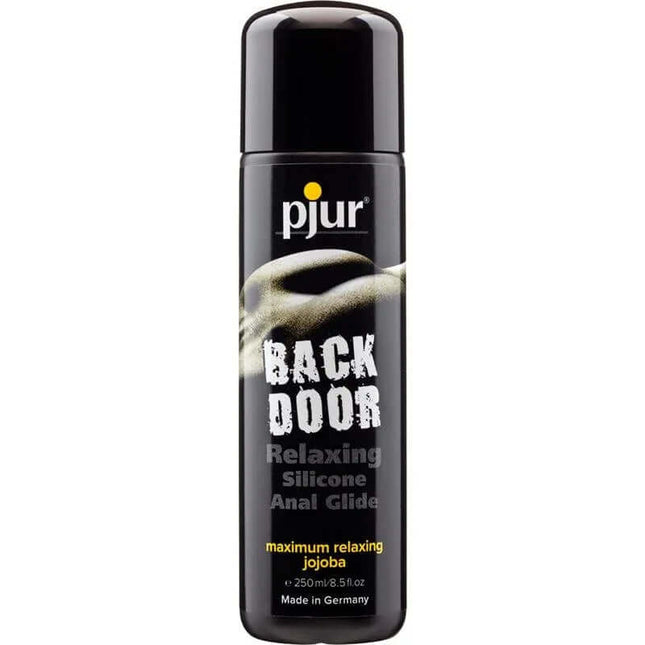 Pjur Backdoor Anal Glide 250 ml silicone-based lubricant bottle for intense anal play