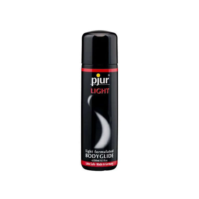 Pjur Light Lubricant 250 ml bottle, premium silicone formula for smooth, long-lasting glide