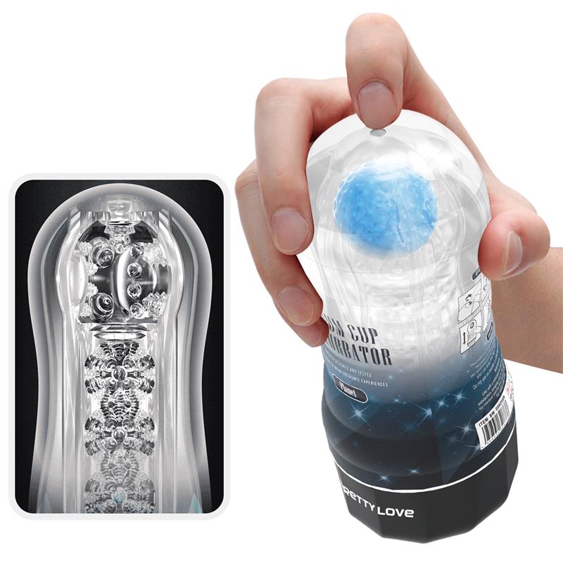 Planet Ball - Rolling Masturbator Cup Blue - secretsextoys.store