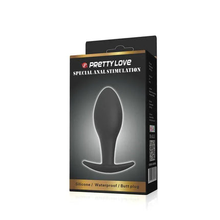 Plug Anal Ancla Negro in packaging, designed for comfortable and versatile anal stimulation, made of soft black silicone material.