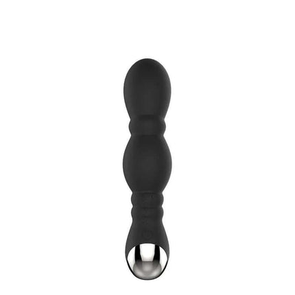 Postatic Massager Dragon Black featuring dual motors and 7 vibration functions for intense stimulation and comfort.