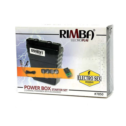 Power Box Set electro-stimulation kit packaging with accessories included