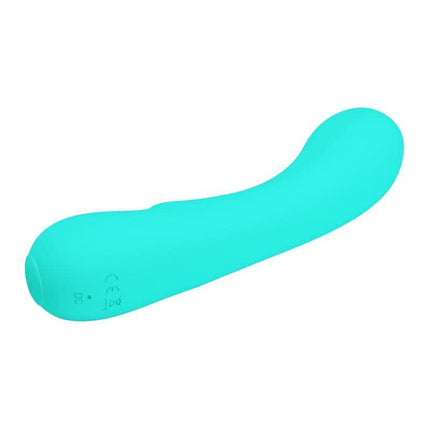 Prescott Vibrator USB Silicone Green with 12 vibration modes, luxury soft silicone, and memory function for personalized pleasure.