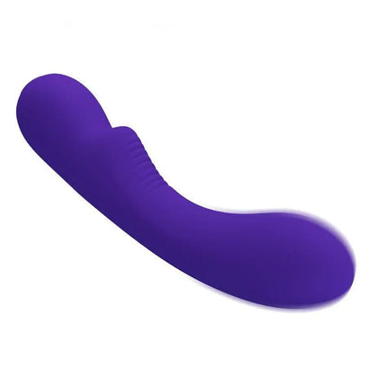 Prescott Vibrator USB Silicone Lilac in a sleek design, featuring body-safe soft silicone and multiple vibration settings for personal pleasure.