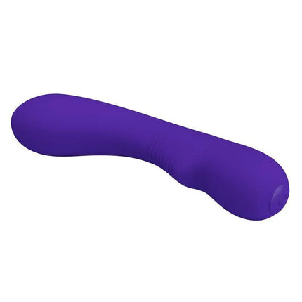 Prescott Vibrator USB Silicone Lilac in soft, body-safe silicone offering 12 vibration settings for intense personal pleasure